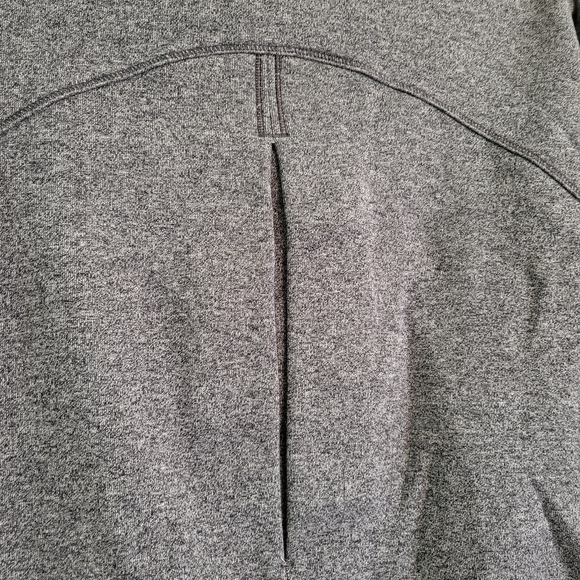 Lululemon Heather Grey Full Zip Thick Sweater - Picture 8 of 9
